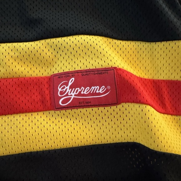 Supreme‎ ANTIHERO Ozzy Hockey Jersey Size Large Shirt Pullover black L New - Picture 4 of 8